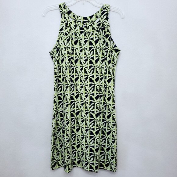 Lulu-B Women's Sleeveless Floral Cut Out UPF50+ Travel Swing Tennis Dress Medium - Picture 7 of 14